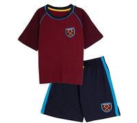 West Ham United FC - Pijama corto para niños Marrón Clareta/Azul 11-12 Años