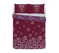 West Ham United FC Set de Funda de Edredón Diseño Burbujas Forever (BS5921)