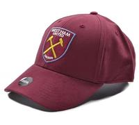 West Ham United Gorra de béisbol de la Premier League inglesa, color clarete, auténtica EPL, Cielo, talla única