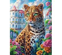 West Highland Terrier en el huerto de manzanos Puzzles 500 Piezas Obra De Arte 3D Familiar Premium Mitos Animal-Planta Rompecabezas para Adultos Aliviar Estrés Decoración Hogar Moderno DIY 500 PCS