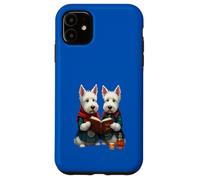 West Highland Terriers leyendo Robert Burns Poesía Carcasa para iPhone 11