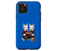 West Highland Terriers leyendo Robert Burns Poesía Carcasa para iPhone 11 Pro