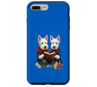 West Highland Terriers leyendo Robert Burns Poesía Carcasa para iPhone 7 Plus/8 Plus