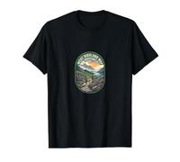 West Highland Way Scotland Walking Trail al Aire Libre Camiseta gráfica económica, Hombre, Negro, L
