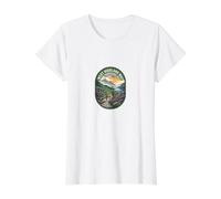 West Highland Way Scotland Walking Trail al Aire Libre Camiseta gráfica económica, Mujer, Blanco, M