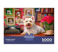 West Highland White Terrier 1000 Piezas Puzzle Premium Puzzle para Adultos, Cartón Grueso - para Adolecentes 12-18, Entrena La Lógica, Fans De Puzzles 70x50cm/1000pcs
