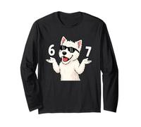 West Highland White Terrier 67 Meme Gafas de Sol Humor Perro Manga Larga