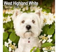 West Highland White Terrier Calendar 2026 Square Dog Breed Wall Calendar - 16 Month