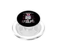West Highland White Terrier Dog Patriotic 4th of July Dogs PopSockets PopGrip para MagSafe