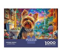 West Highland White Terrier Rompecabezas 1000 Piezas Puzzles para Adolescentes Y Niños Jigsaw Puzzles Juguete De Desafío, 70x50cm/1000pcs