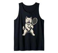 West Highland White Terrier Tenis Deportes Vintage Dog Lover Camiseta sin Mangas