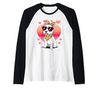 West Highland White Terrier Valentines Day Westie Camiseta Manga Raglan