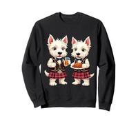 West Highland White Terriers Celebrando Burns Night Fun Sudadera