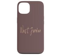 West Jordan Utah Diseño Elegante Vintage Carcasa para iPhone 13
