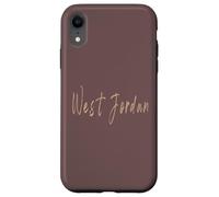 West Jordan Utah Diseño Elegante Vintage Carcasa para iPhone XR