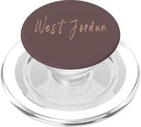 West Jordan Utah Diseño Elegante Vintage PopSockets PopGrip para MagSafe