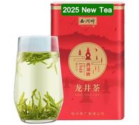 West Lake Dragon Well Tea, Nuevo té 2022, hojas frescas de té verde Xihu Longjing, elegidas antes de Qingming, 1.8 onzas/50 g de clase superior,