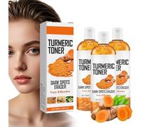 West Month Turmeric Toner Dark Spot Eraser, Turmeric Toner for Face Anti-Aging, Hydrating Moisturizing Facial Toner, Vitamin C and Turmeric Oil Toner Serum for Women (3 Pcs)
