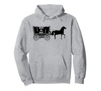 West o Bust Wagon Viaje por carretera al oeste Sudadera con Capucha