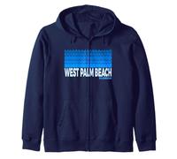 West Palm Beach FL - West Palm Beach Florida Acuático Sudadera con Capucha