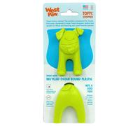 WEST PAW Toppl Stopper, paquete de 2 en Granny Smith, diseado para accesorios de enriquecimiento para perros que se adapta a todos los tamaos d