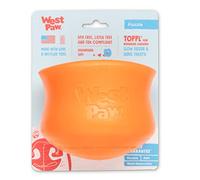 West Paw Zogoflex Toppl - Rompecabezas de Juguete dispensador de golosinas para Perros, Juguetes interactivos para Masticar para Perros, Juguete para Perros para masticadores moderados, Buscar,