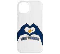 West Virginia Corazón Manos Montaña Estado WVA 304 Raíces Carcasa para iPhone 14 Plus