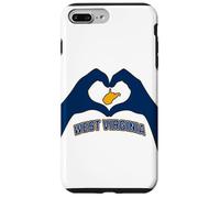 West Virginia Corazón Manos Montaña Estado WVA 304 Raíces Carcasa para iPhone 7 Plus/8 Plus