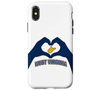 West Virginia Corazón Manos Montaña Estado WVA 304 Raíces Carcasa para iPhone X/XS
