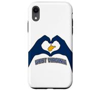 West Virginia Corazón Manos Montaña Estado WVA 304 Raíces Carcasa para iPhone XR