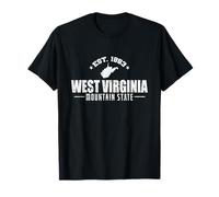 West Virginia Est. 1863 Mountain State EE.UU Camiseta