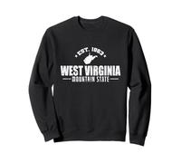 West Virginia EST. 1863 Mountain State EE.UU Sudadera