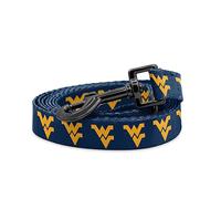 West Virginia Mountaineers Collares y correas | Producto oficial | Se adapta a todas las mascotas (6 pies de correa)
