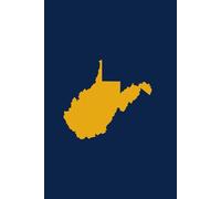 WEST VIRGINIA NAVY AND GOLD - Premium Lined Journal | 6" x 9" | Soft Cover | 120+ Pages: A High-Quality Writing Notebook - Ideal for School, Work, or Thoughtful Gifts