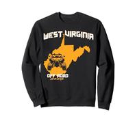 West Virginia Off Road UTV WV Recuerdo local de cuatro ruedas Sudadera