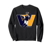 West Virginia Sports Fan WV Baseball Catcher WV Jugador de pelota Sudadera