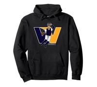 West Virginia Sports Fan WV Baseball Catcher WV Jugador de pelota Sudadera con Capucha