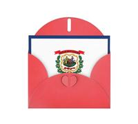 West Virginia State Flag Printing Love Buckle Pearl Paper, regalos para tarjetas de cumpleaños con hoja de accesorios, tarjeta de notas, sobre