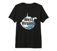 West Virginia The Mountain State EE.UU Camiseta Premium