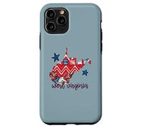 West Virginia USA 4 de julio Patriotic State Home Stars Carcasa para iPhone 11 Pro
