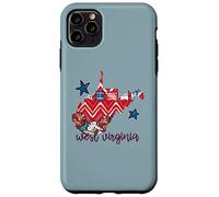 West Virginia USA 4 de julio Patriotic State Home Stars Carcasa para iPhone 11 Pro Max