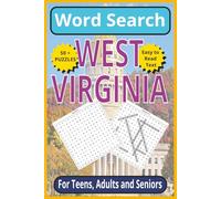 West Virginia Word Search: Explore the Mountain State - 6 x 9, 110-Pages | Easy-to-Read Text |50+ Themed Puzzles for Teens, Adults & Seniors (united states word search puzzles)