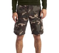 westAce Pantalones cortos de combate de carga para hombre 100% Coton 6 bolsillos chinos verano trabajo seguridad esenciales medios pantalones toda la cintura 3244 Camuflaje de la selva. 32