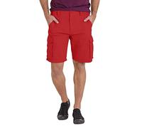 westAce Pantalones cortos de combate tipo cargo para hombre, 100 % algodón, 6 bolsillos, chinos, verano, trabajo, seguridad, esencial, medios, cintura 32-44, rosso, 48