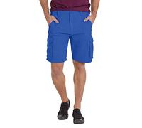 westAce Pantalones cortos de combate tipo cargo para hombre, 100 % algodón, 6 bolsillos, chinos, verano, trabajo, seguridad, esencial, medios, cintura 32-44, azul real, 56