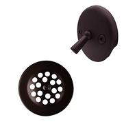 Westbrass R92-12 Trip Lever Juego de molduras de repuesto universal con tornillos, bronce aceitado