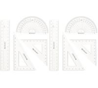 Westcott 10303 00 matemáticas de Juego, 4 piezas, plástico transparente (Paquete de 2)