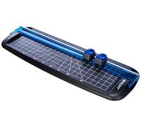 Westcott 15804 00 - Guillotina para papel, longitud de corte 30 cm Con estándar y pliegue de la hoja, negro/azul