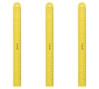 Westcott 16264 Reglas magnéticas flexibles, 12 pulgadas, color amarillo (paquete de 3)