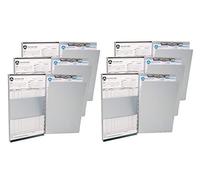 Westcott 17004 00 de I Formulario Soporte de caja de aluminio, DIN A4, estera para sujeción, apertura lateral, 6 unidades)